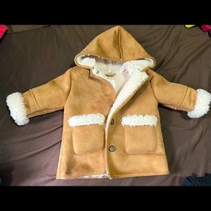 Faux Fur Unisex Coat .